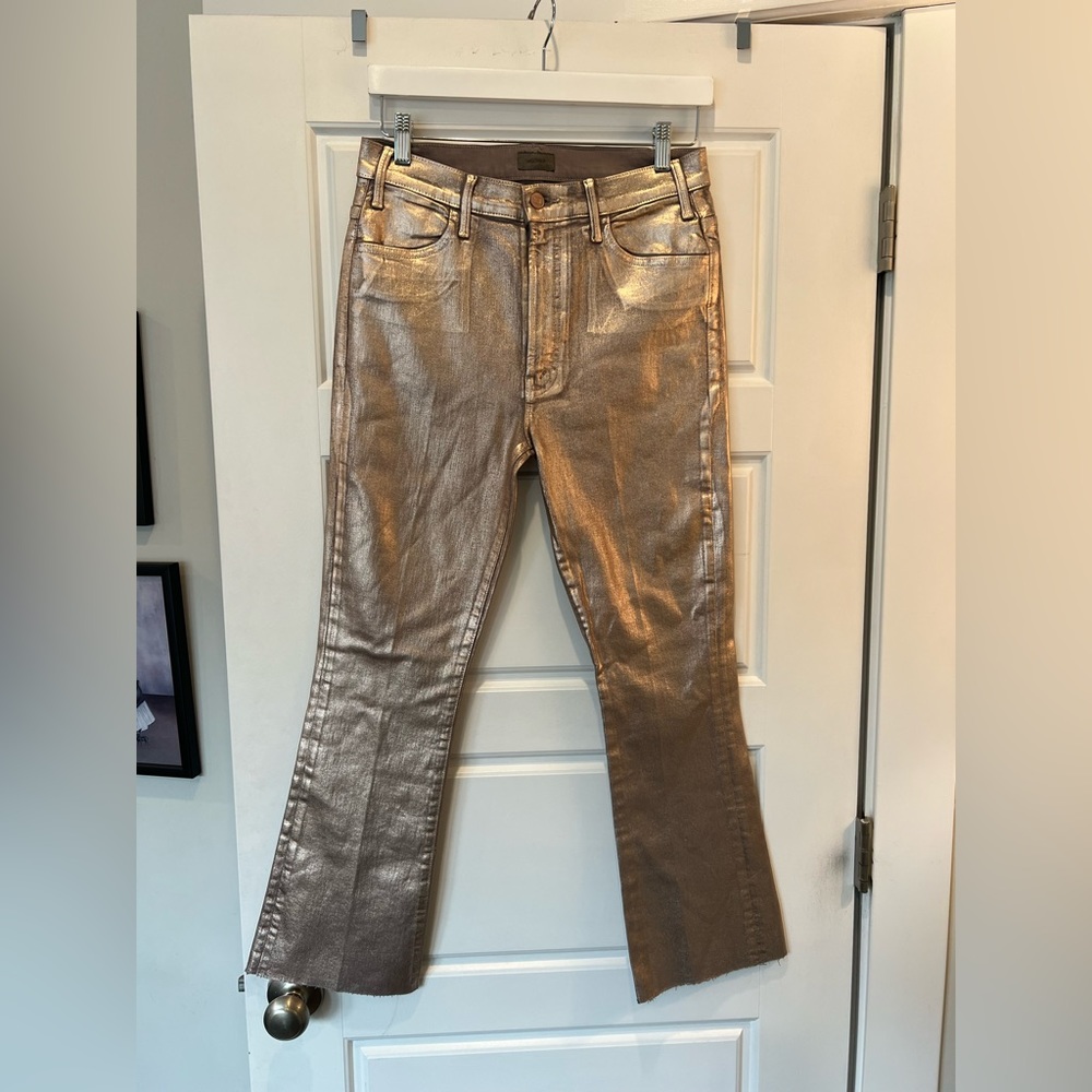 Mother Hustler Ankle Jeans Heavy Metal
